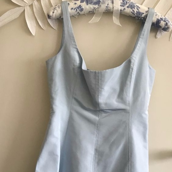 J. Crew Dresses & Skirts - J. Crew Whitney Dress Ice Blue Scoop Neck Silk